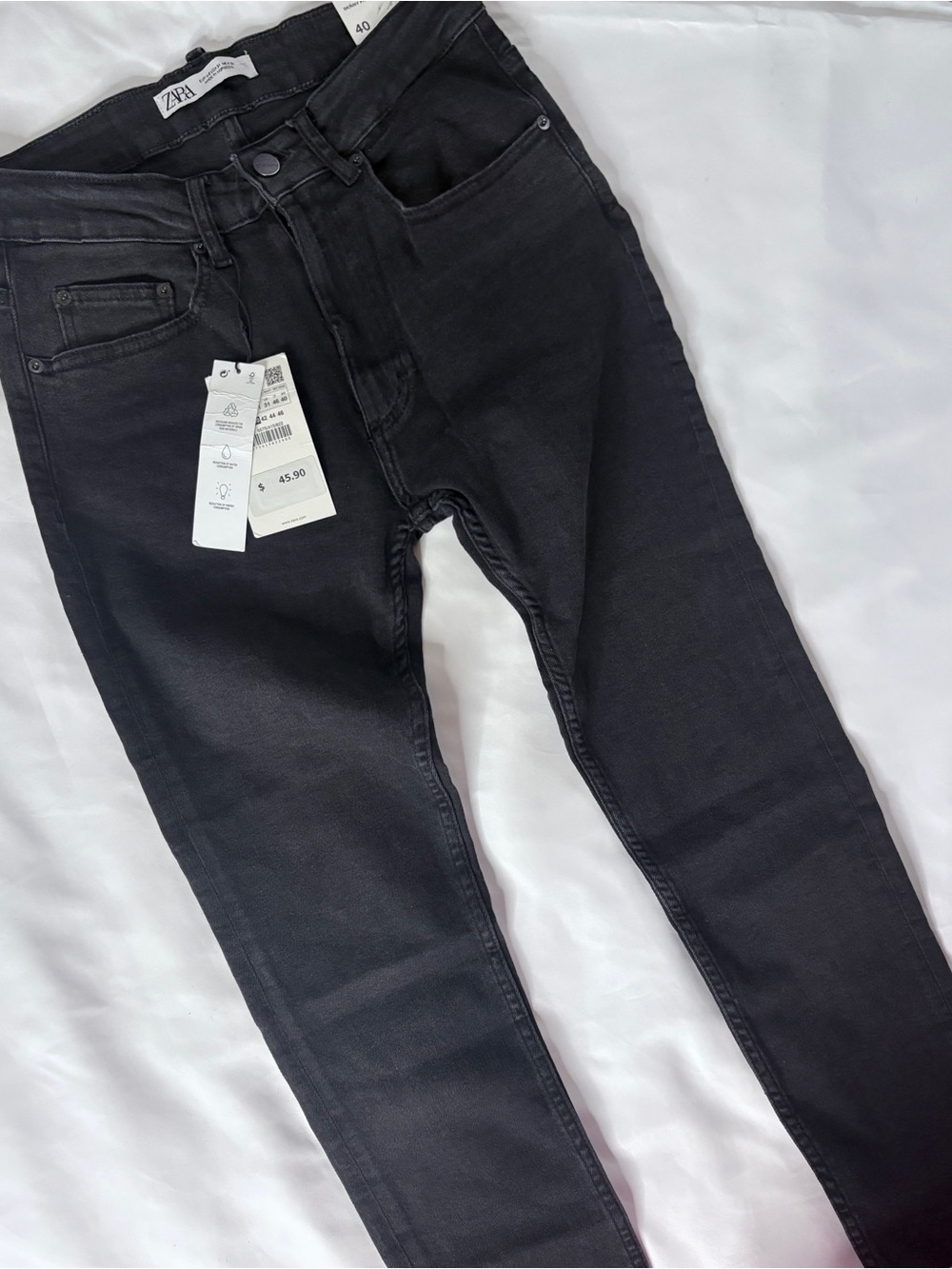 Zara Men's Black Skinny Jeans